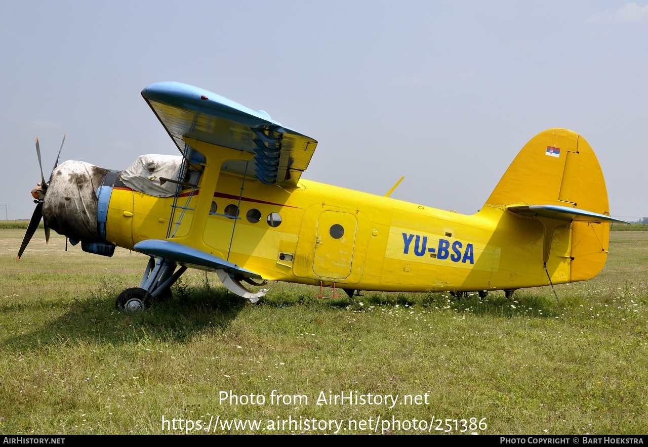 Aircraft Photo of YU-BSA | Antonov An-2R | AirHistory.net #251386