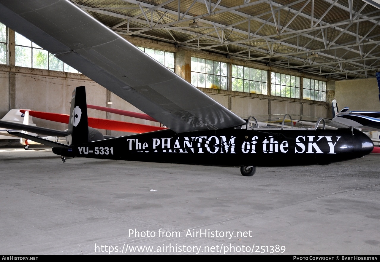 Aircraft Photo of YU-5331 | Let L-13 Blanik | AirHistory.net #251389