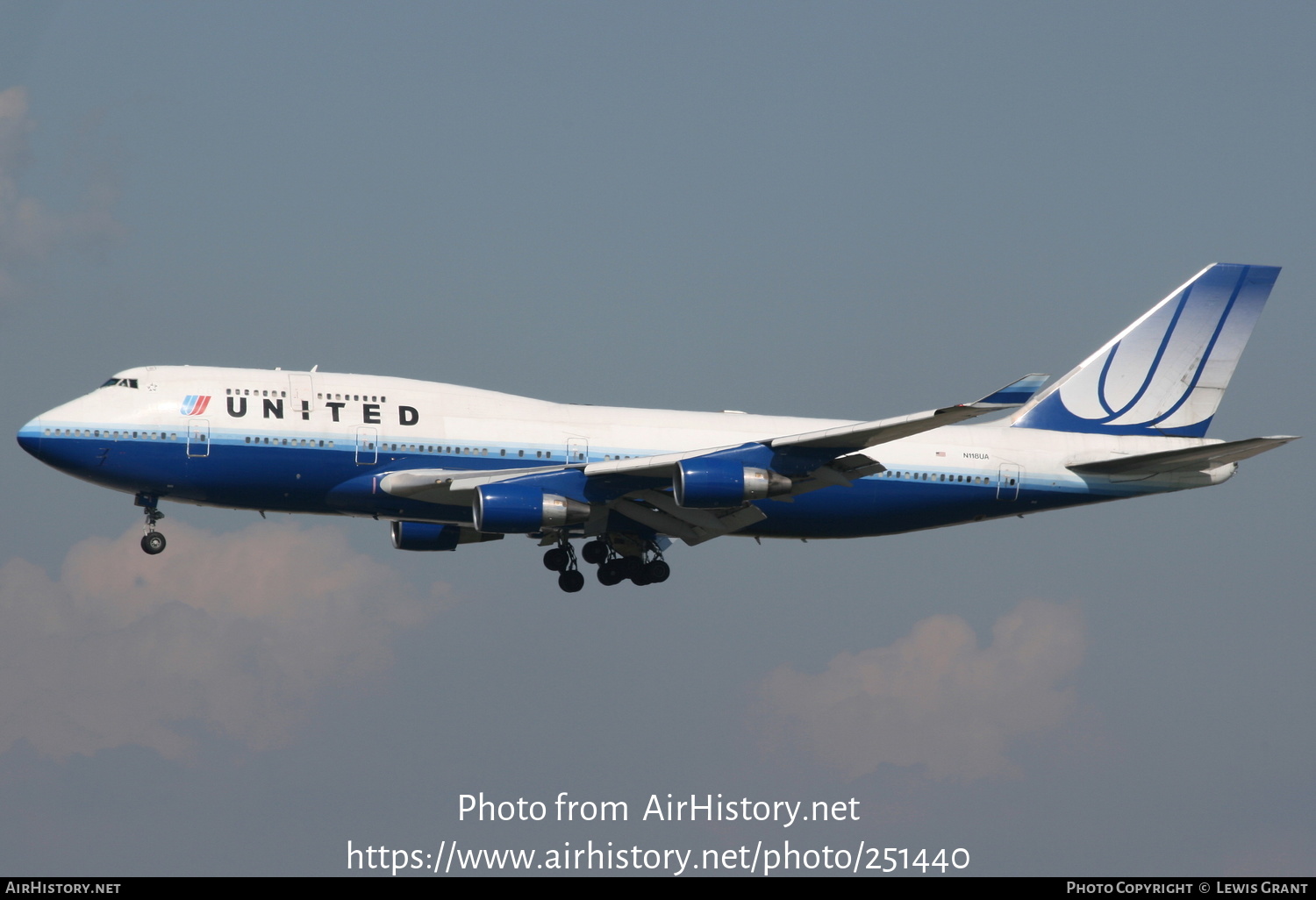 Aircraft Photo of N118UA | Boeing 747-422 | United Airlines | AirHistory.net #251440