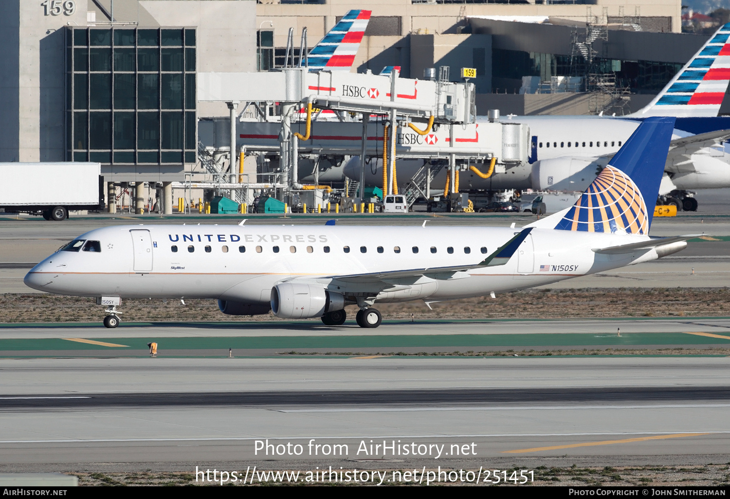 Aircraft Photo of N150SY | Embraer 170LR (ERJ-170-100LR) | United Express | AirHistory.net #251451