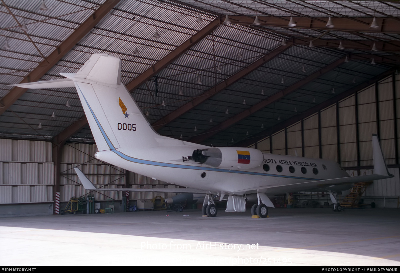 Aircraft Photo of 0005 | Gulfstream Aerospace G-1159A Gulfstream III | Venezuela - Air Force | AirHistory.net #251495