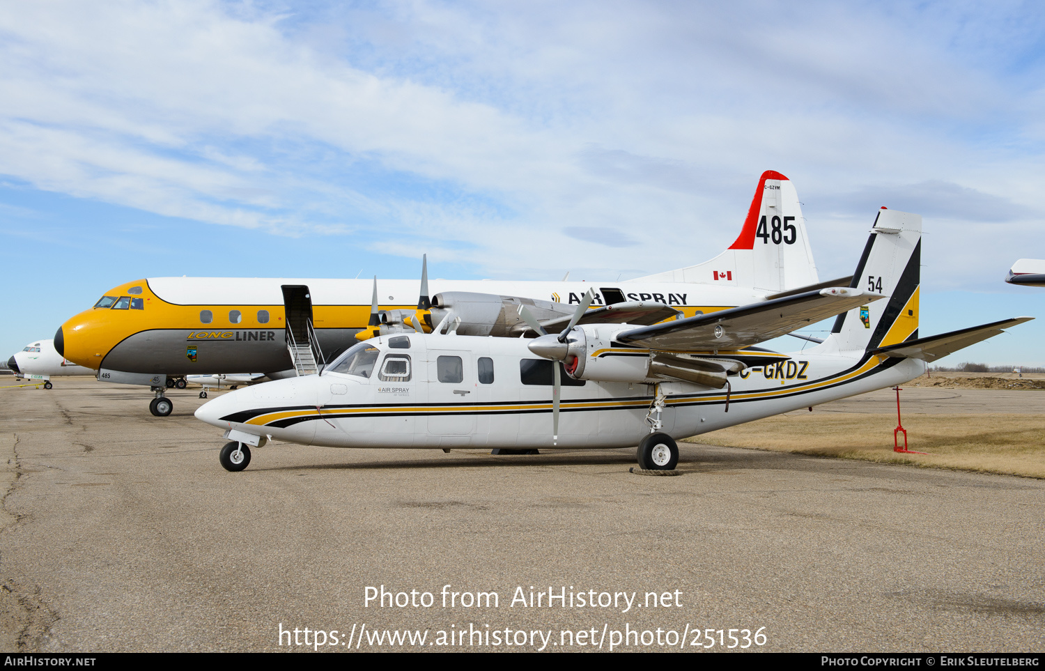 Aircraft Photo of C-GKDZ | North American Rockwell 690 Turbo Commander | Air Spray | AirHistory.net #251536