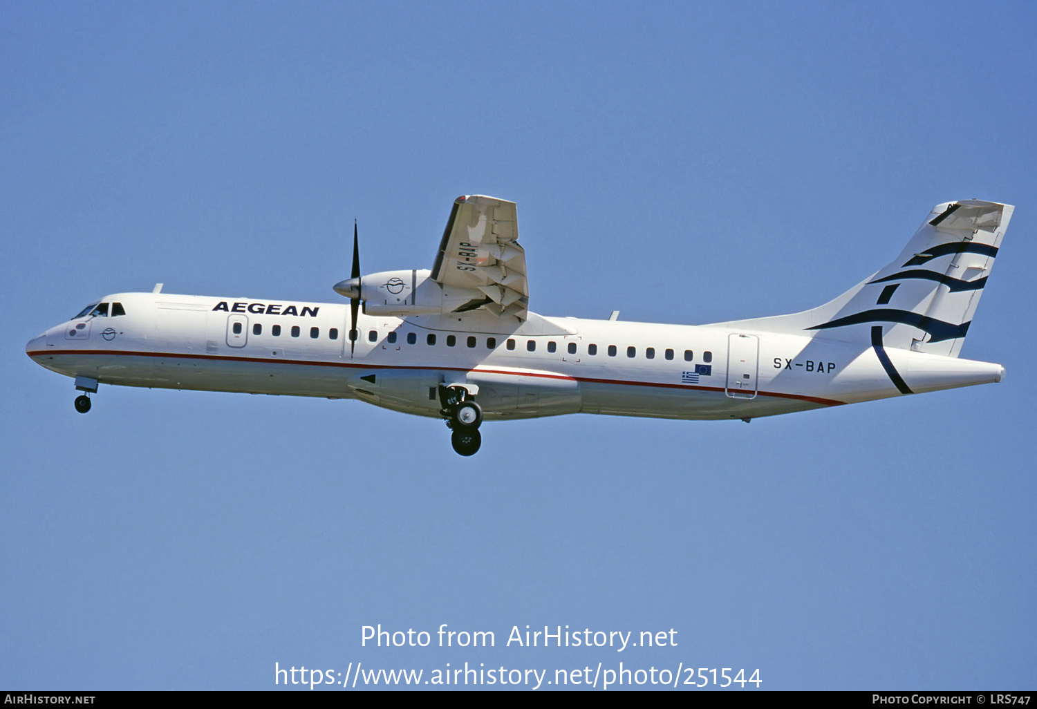 Aircraft Photo of SX-BAP | ATR ATR-72-202 | Aegean Airlines | AirHistory.net #251544