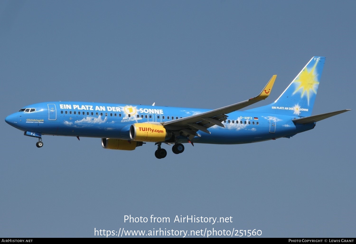 Aircraft Photo of D-AHFZ | Boeing 737-8K5 | TUIfly | AirHistory.net #251560