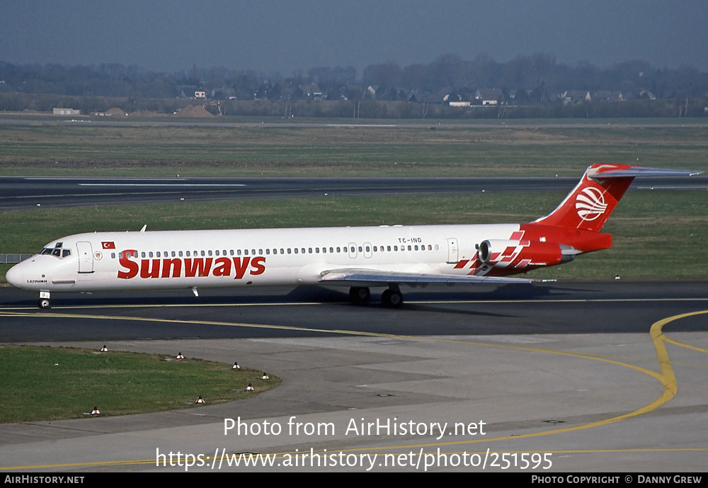 Aircraft Photo of TC-IND | McDonnell Douglas MD-83 (DC-9-83) | Sunways | AirHistory.net #251595