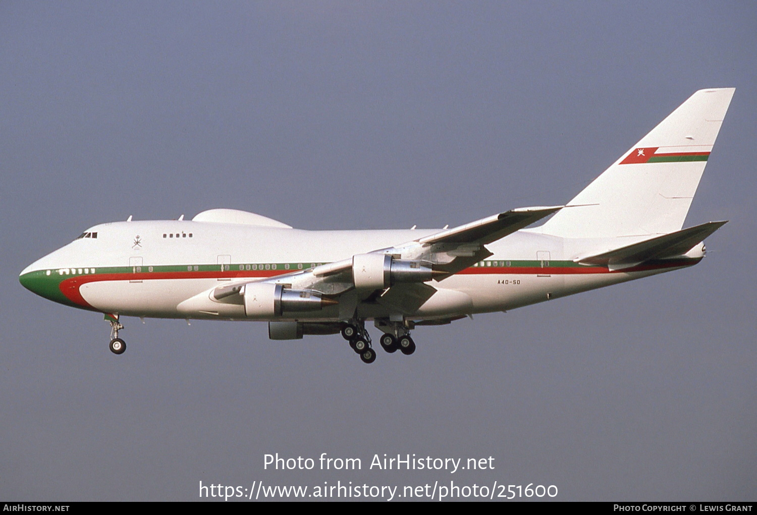 Aircraft Photo of A4O-SO | Boeing 747SP-27 | Oman Royal Flight | AirHistory.net #251600