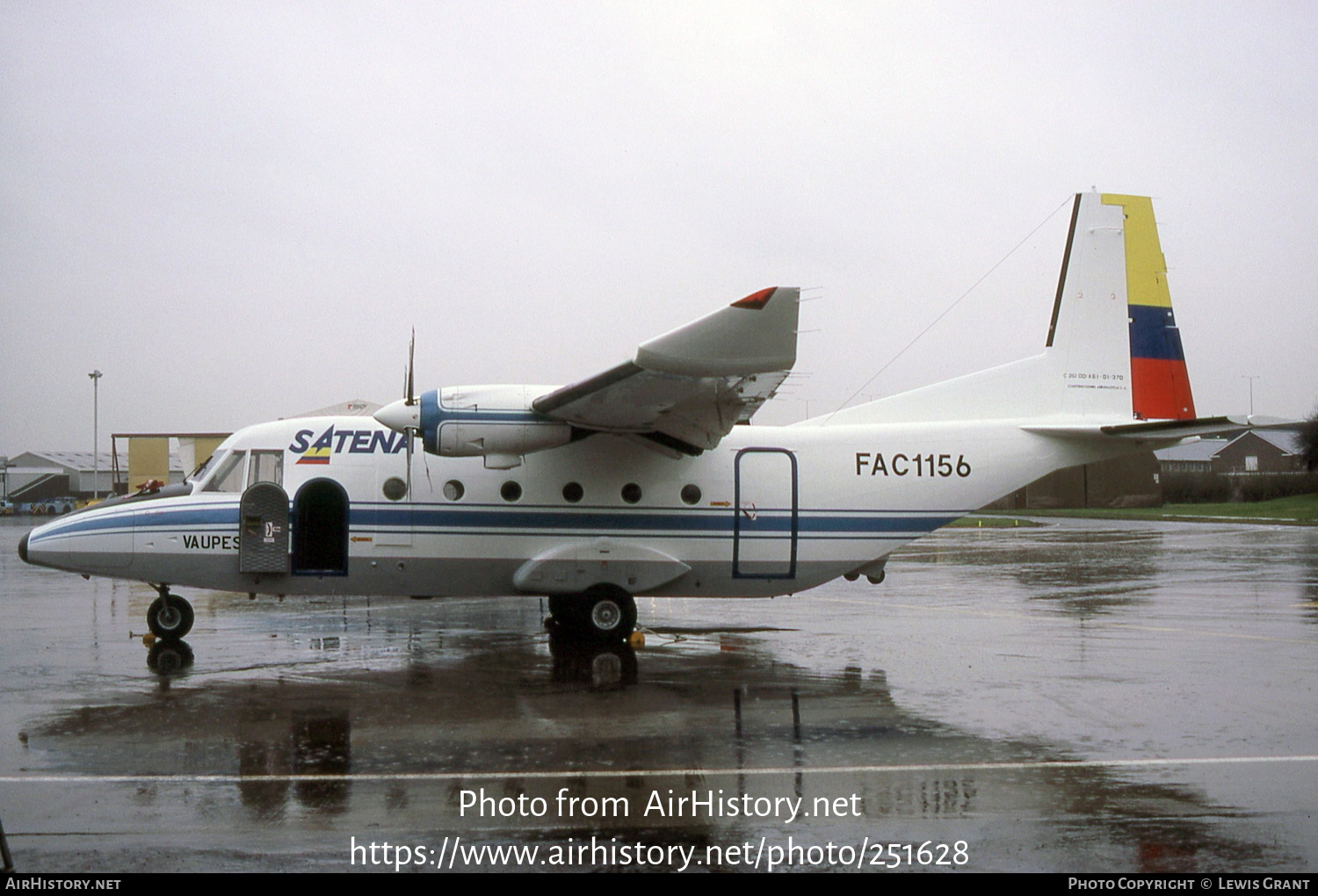 Aircraft Photo of FAC1156 | CASA C-212-300 Aviocar | Colombia - Satena | AirHistory.net #251628