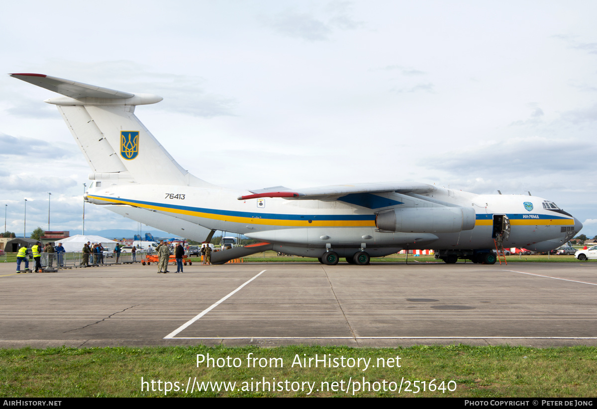 Aircraft Photo of 76413 | Ilyushin Il-76MD | Ukraine - Air Force | AirHistory.net #251640