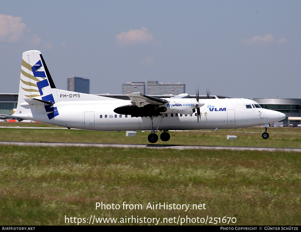 Aircraft Photo of PH-DMS | Fokker 50 | VLM Airlines | AirHistory.net #251670