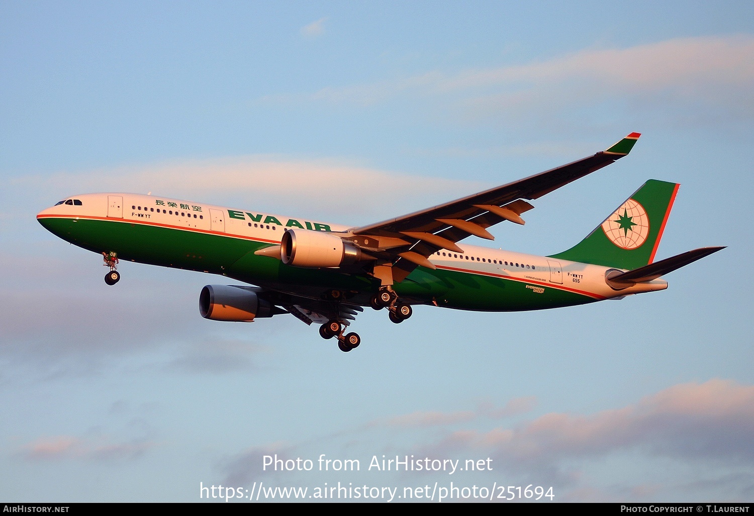 Aircraft Photo of F-WWYT | Airbus A330-203 | EVA Air | AirHistory.net #251694