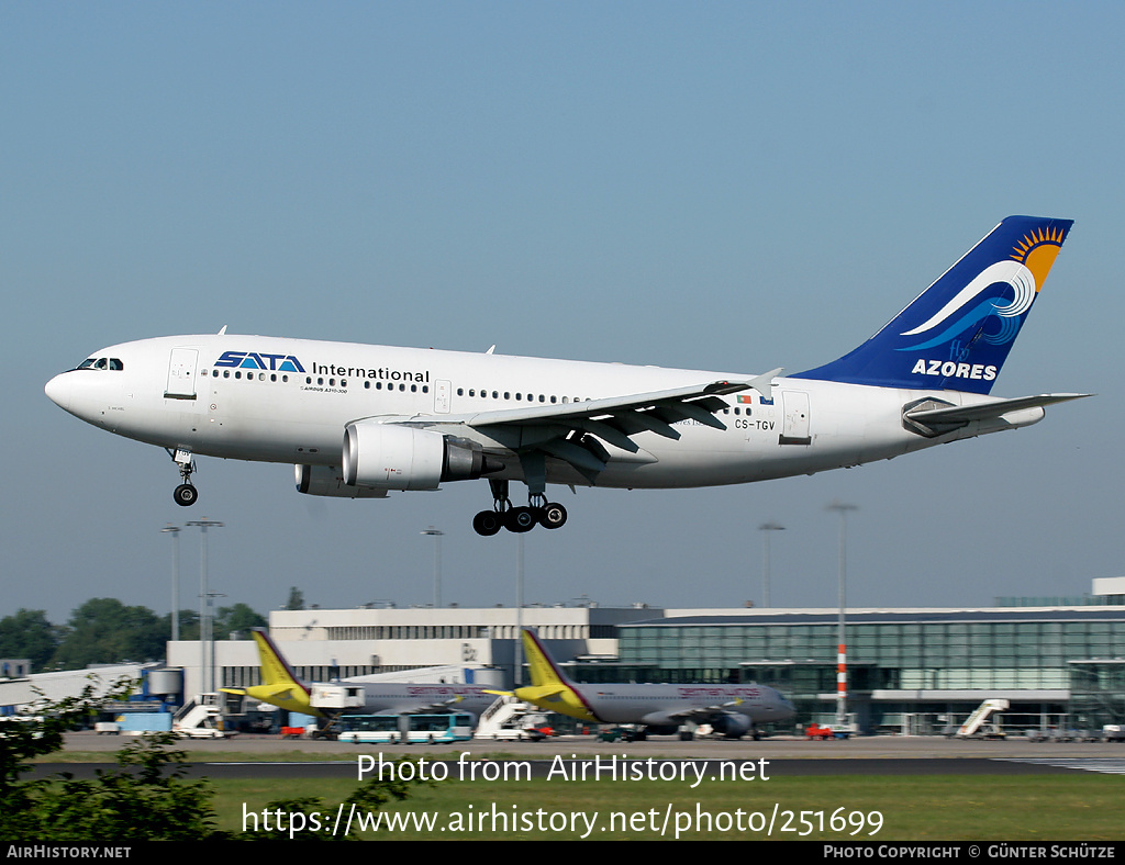 Aircraft Photo of CS-TGV | Airbus A310-308 | SATA Internacional | AirHistory.net #251699