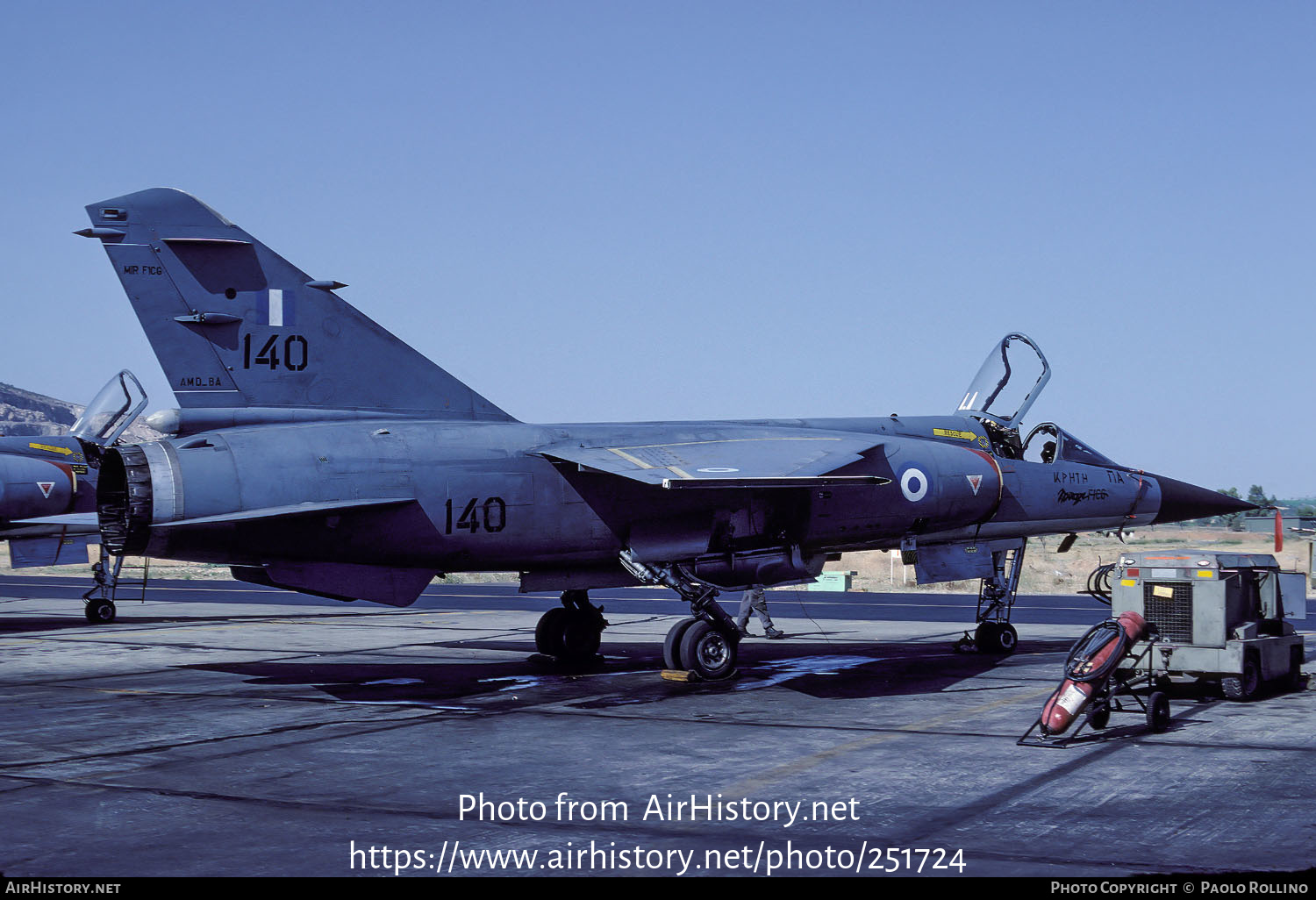 Aircraft Photo of 140 | Dassault Mirage F1CG | Greece - Air Force | AirHistory.net #251724