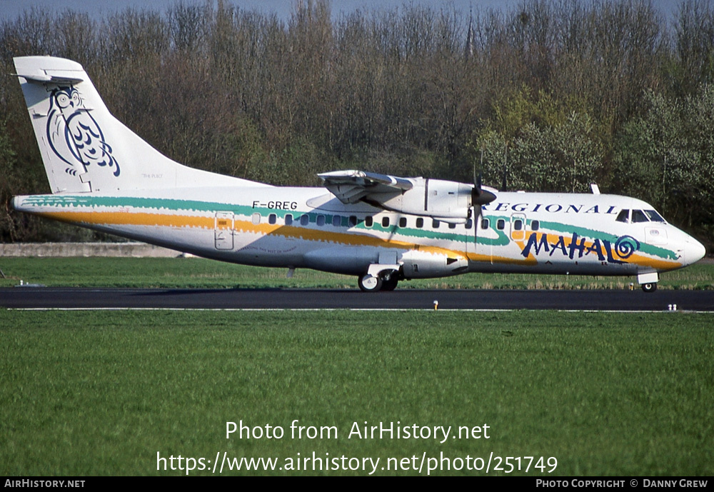 Aircraft Photo of F-GREG | ATR ATR-42-320 | Régional Airlines | AirHistory.net #251749