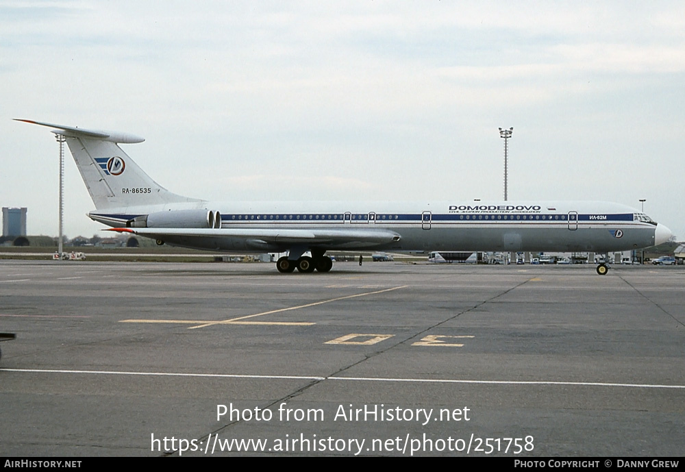 Aircraft Photo of RA-86535 | Ilyushin Il-62M | Domodedovo CAPA | AirHistory.net #251758