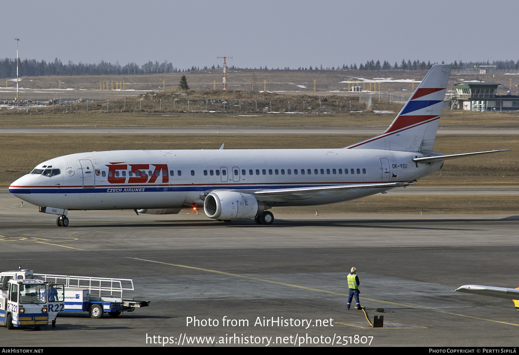 Aircraft Photo of OK-YGU | Boeing 737-4Q8 | ČSA - Czech Airlines | AirHistory.net #251807