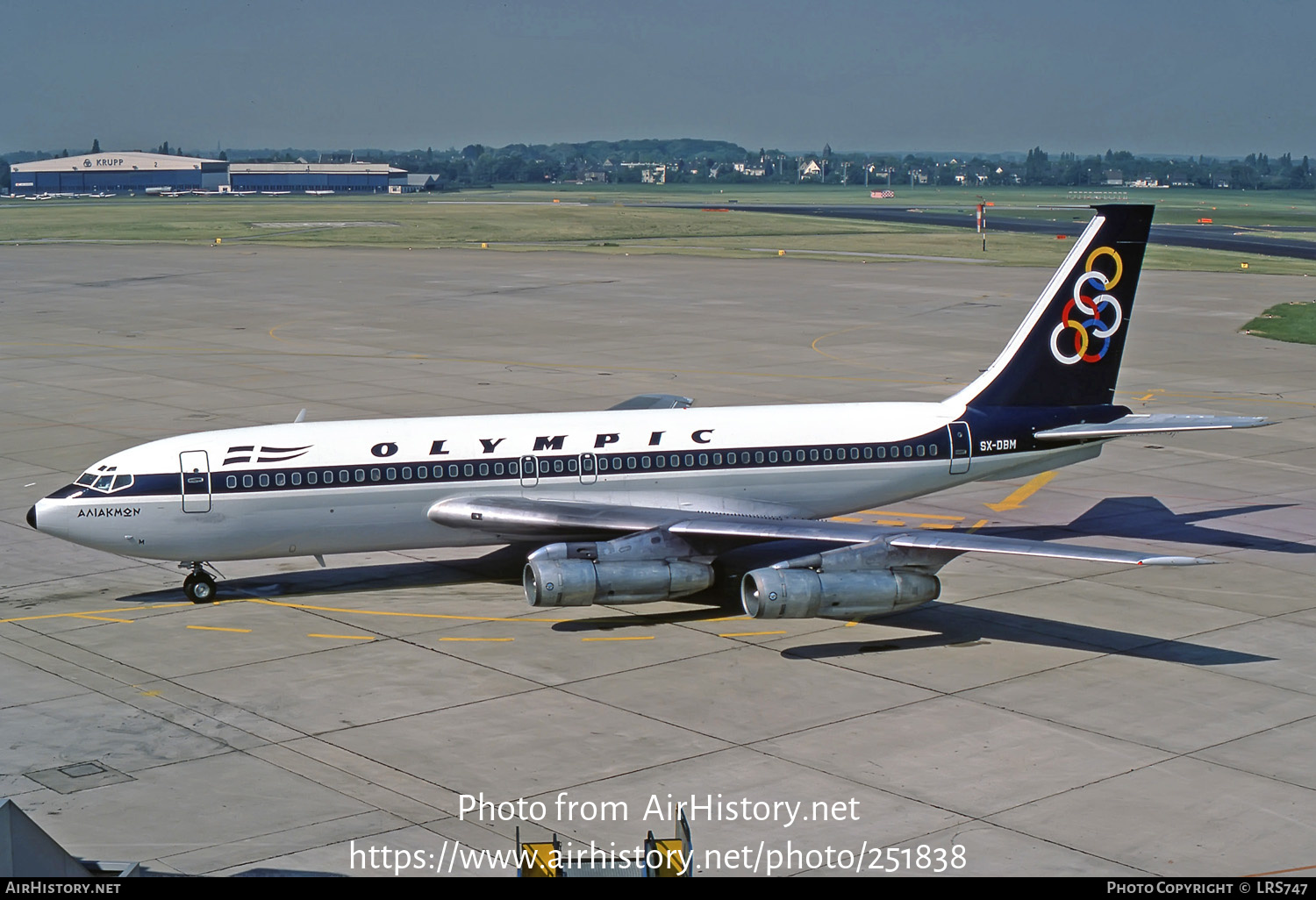 Aircraft Photo of SX-DBM | Boeing 720-051B | Olympic | AirHistory.net #251838