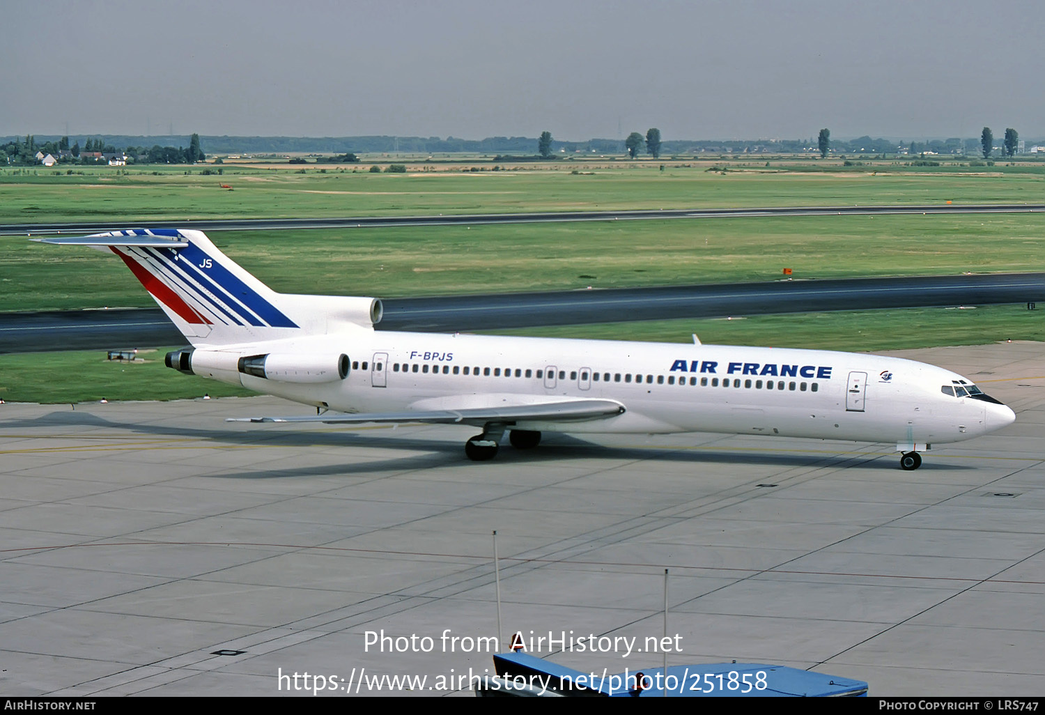 Aircraft Photo of F-BPJS | Boeing 727-228/Adv | Air France | AirHistory.net #251858