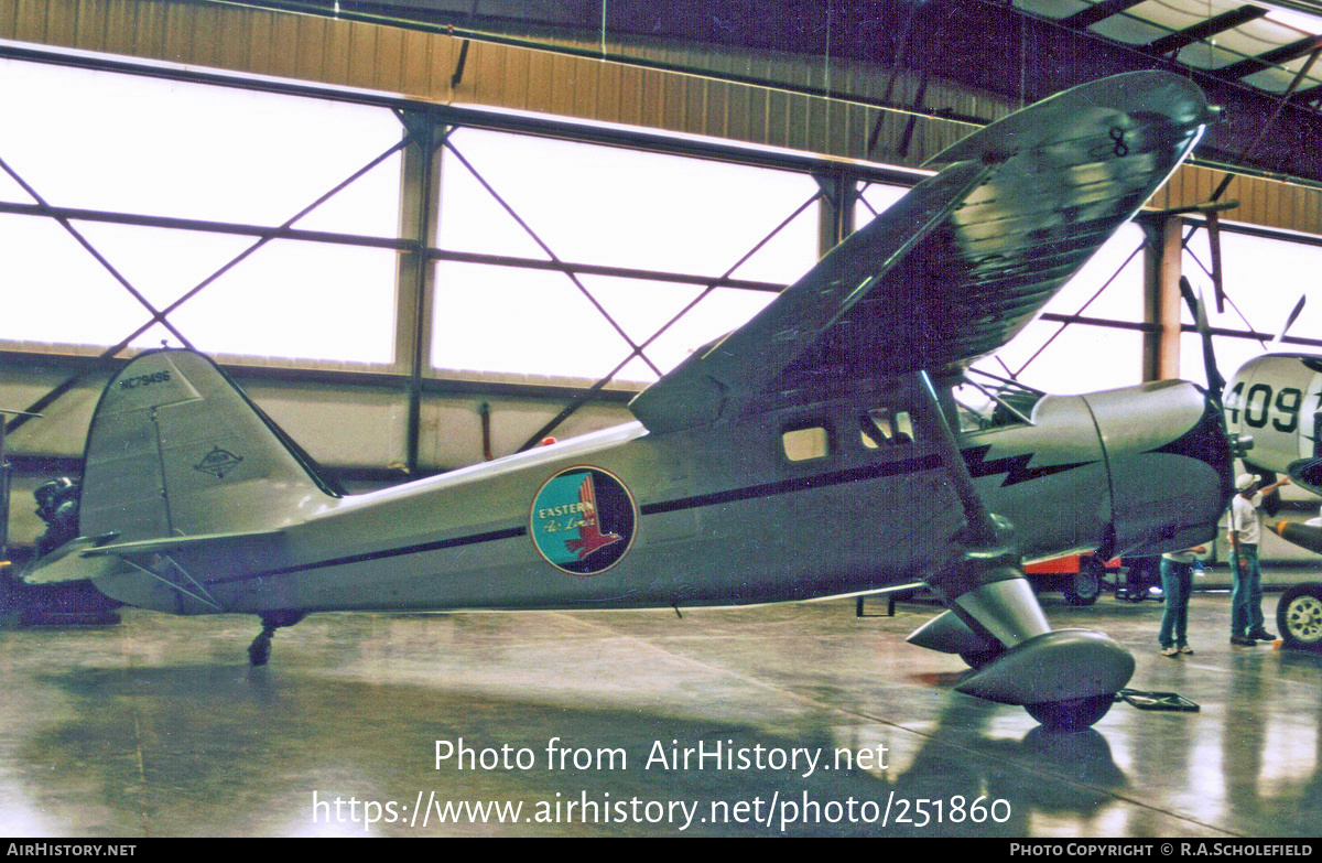 Aircraft Photo of N79496 | Stinson AT-19 Reliant (V-77) | AirHistory.net #251860