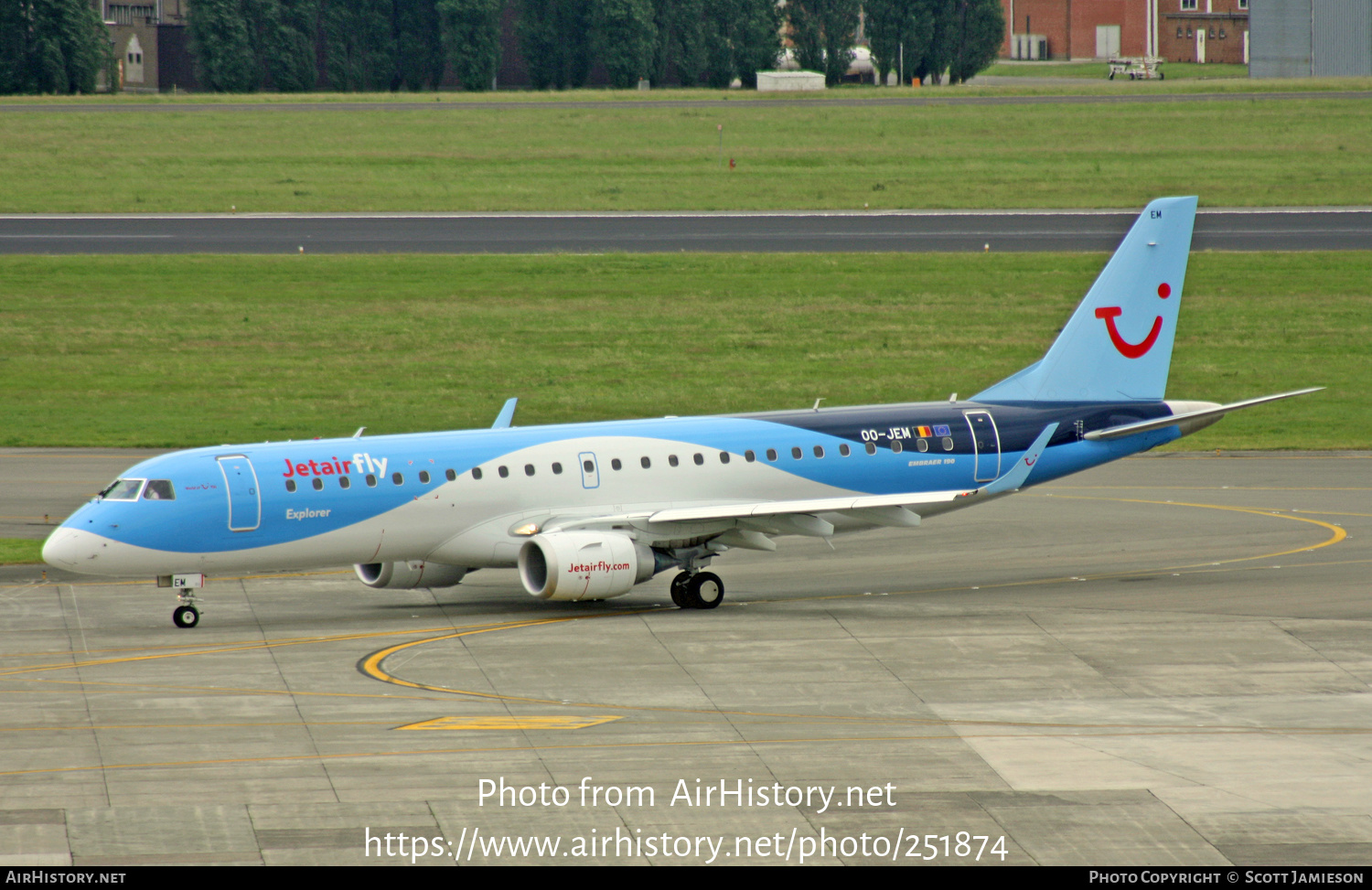 Aircraft Photo of OO-JEM | Embraer 190STD (ERJ-190-100STD) | Jetairfly | AirHistory.net #251874