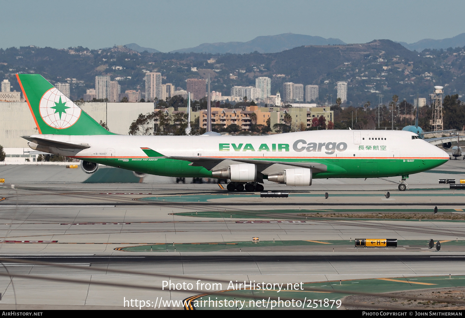 Aircraft Photo of B-16407 | Boeing 747-45E(BDSF) | EVA Air Cargo | AirHistory.net #251879