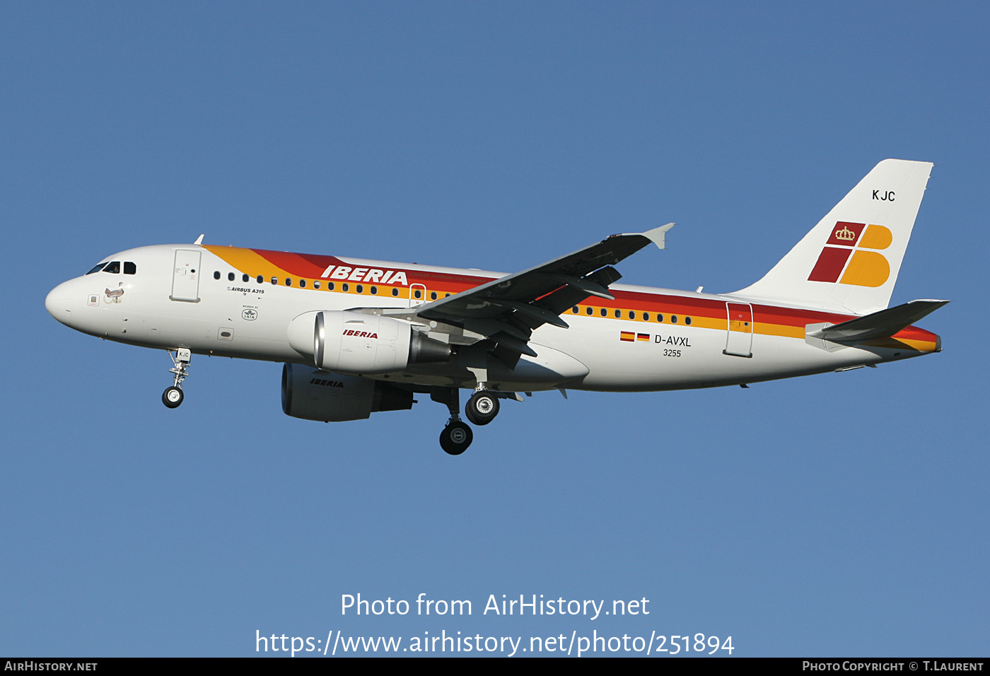 Aircraft Photo of D-AVXL | Airbus A319-111 | Iberia | AirHistory.net #251894