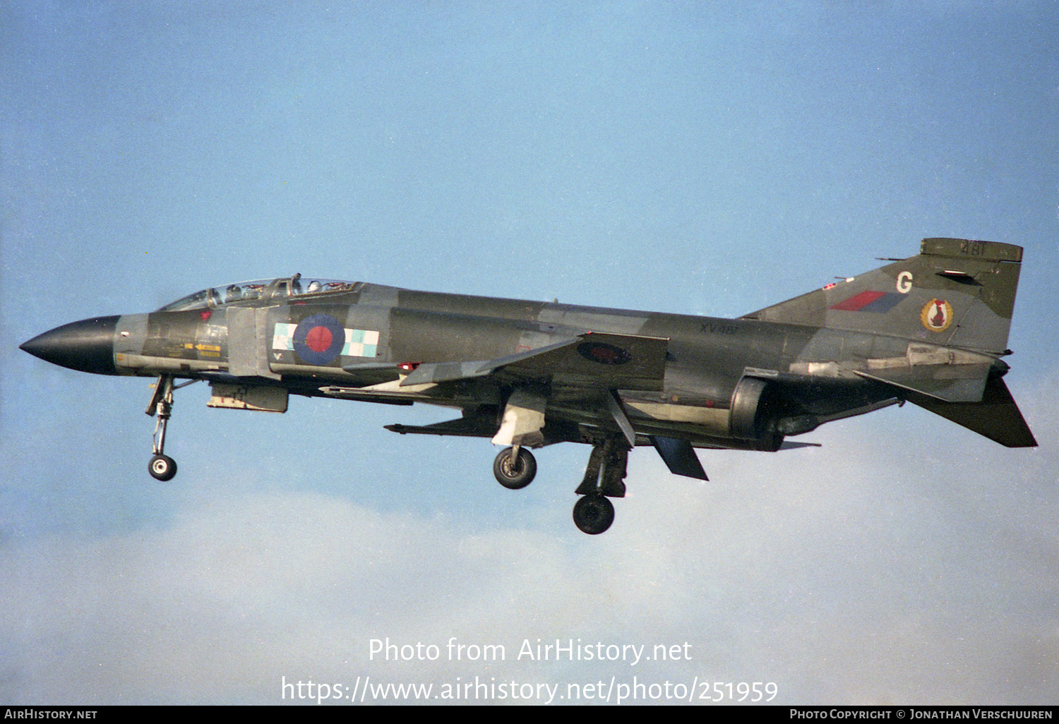 Aircraft Photo of XV481 | McDonnell Douglas F-4M Phantom FGR2 | UK ...