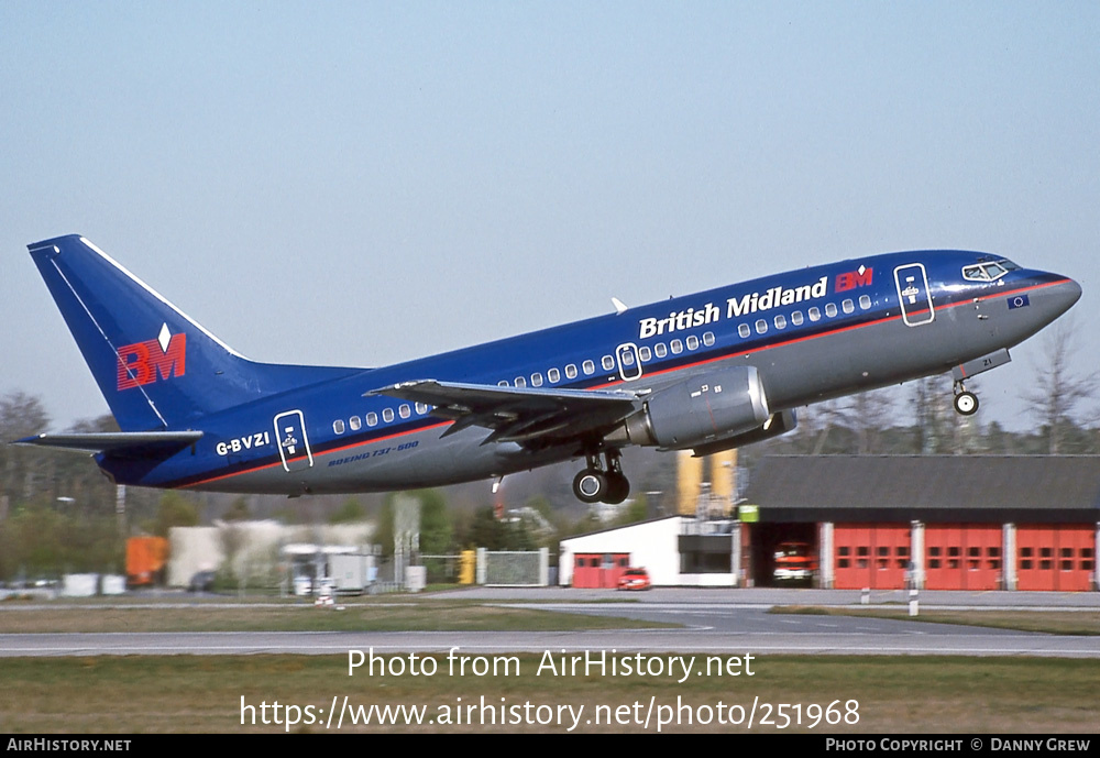 Aircraft Photo of G-BVZI | Boeing 737-5Q8 | British Midland Airways - BMA | AirHistory.net #251968