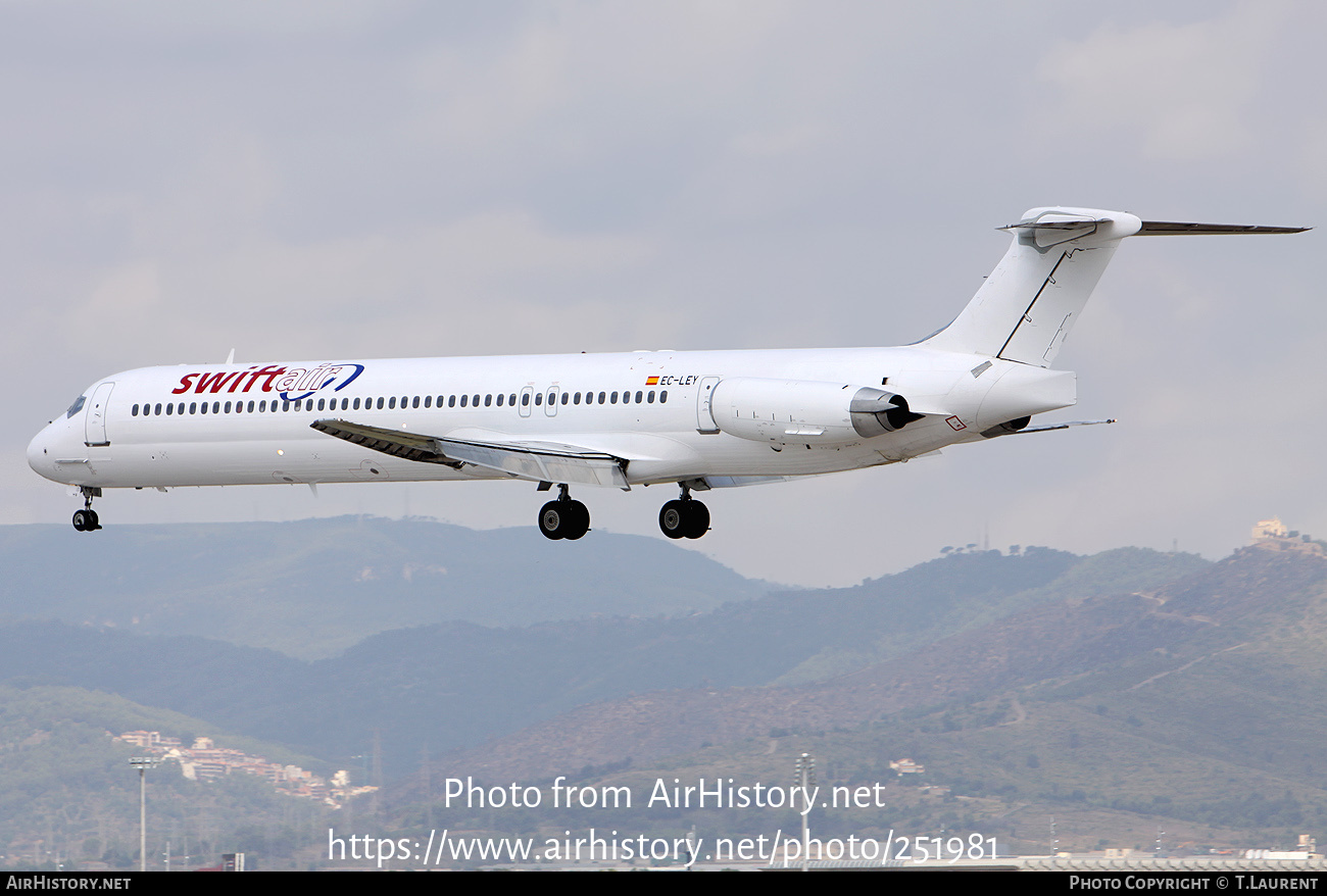 Aircraft Photo of EC-LEY | McDonnell Douglas MD-83 (DC-9-83) | Swiftair | AirHistory.net #251981