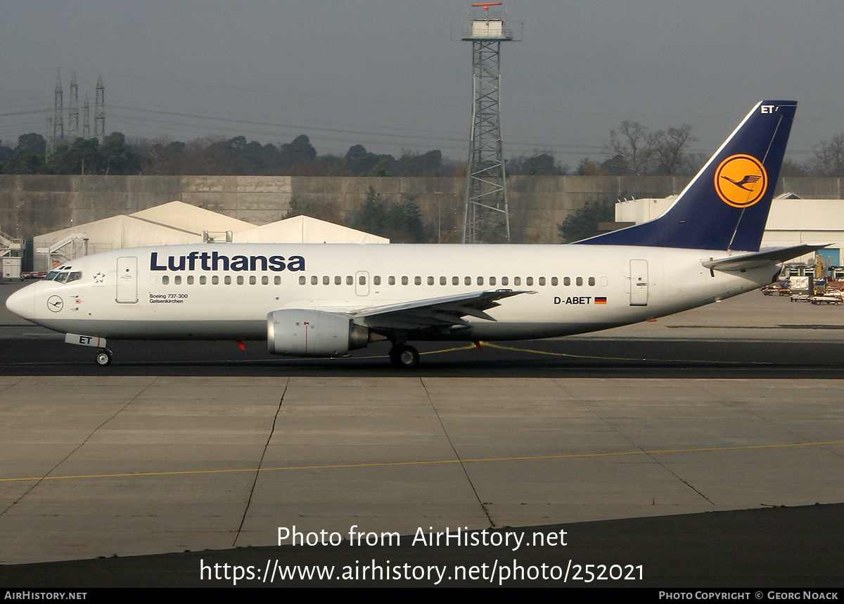 Aircraft Photo of D-ABET | Boeing 737-330 | Lufthansa | AirHistory.net #252021