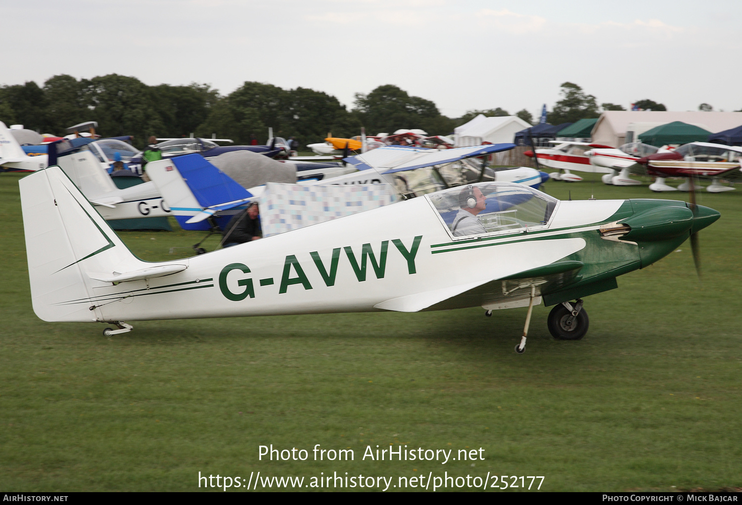 Aircraft Photo of G-AVWY | Sportavia-Pützer Fournier RF-4D | AirHistory.net #252177