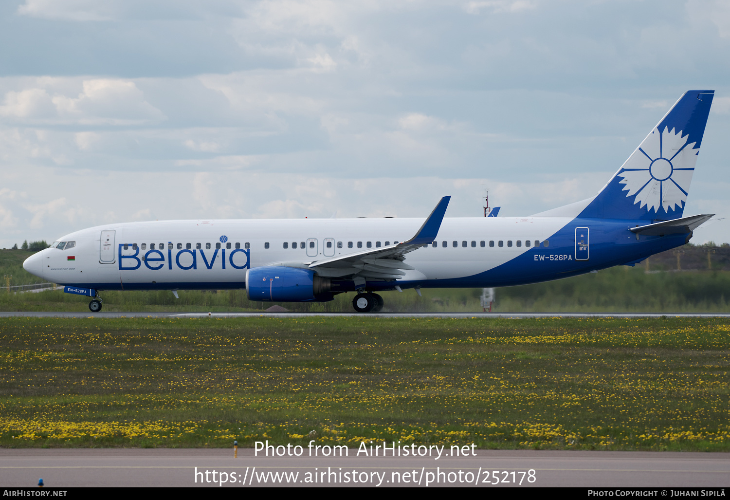 Aircraft Photo of EW-526PA | Boeing 737-86N | Belavia | AirHistory.net #252178