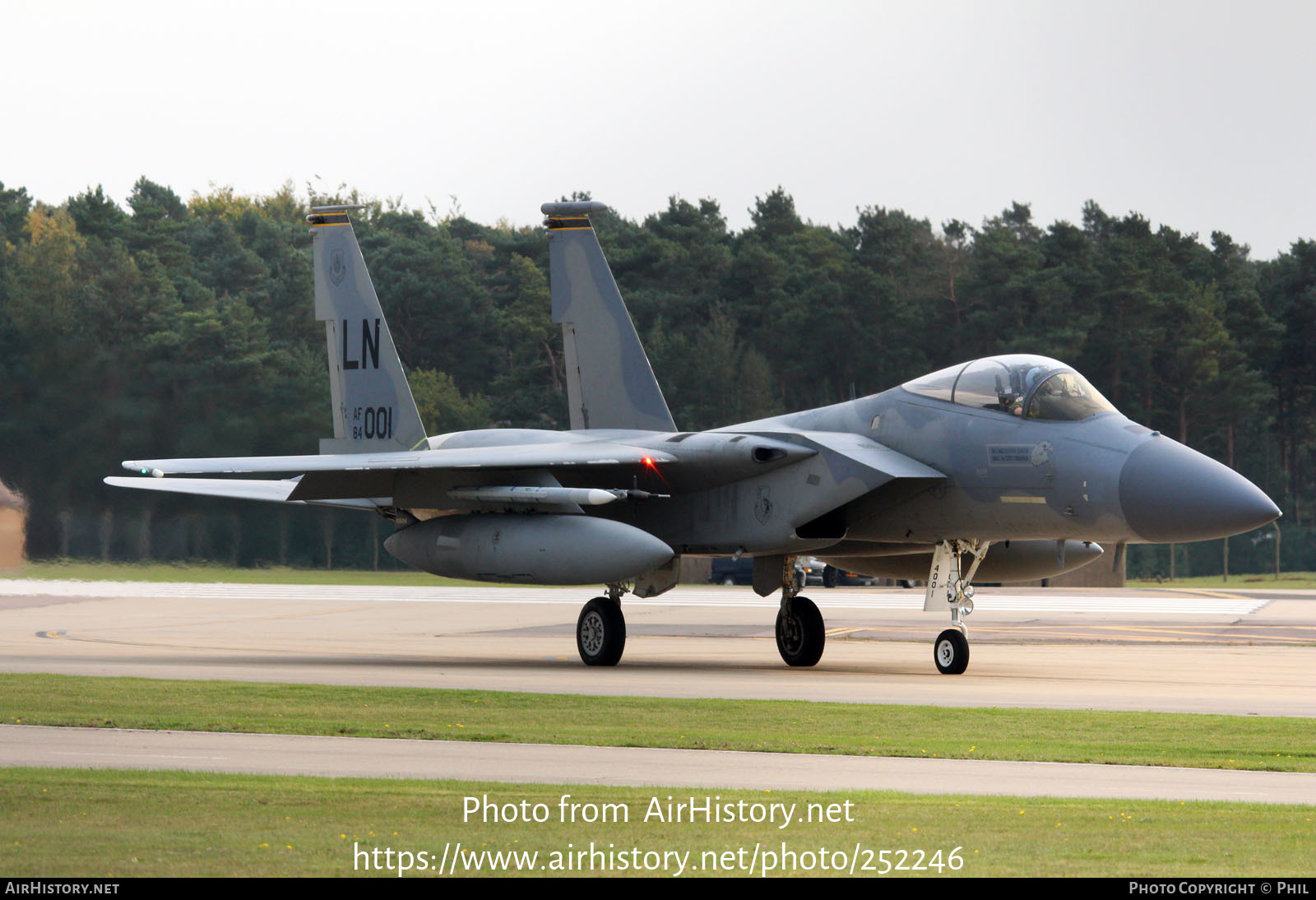 Aircraft Photo of 84-0001 / AF84-001 | McDonnell Douglas F-15C Eagle | USA - Air Force | AirHistory.net #252246