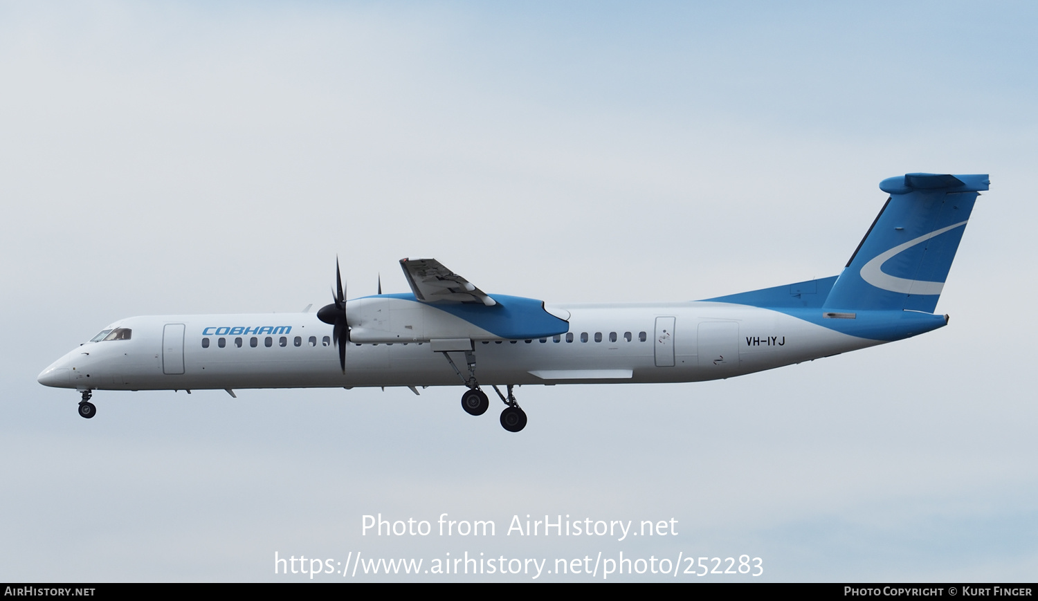 Aircraft Photo of VH-IYJ | Bombardier DHC-8-402 Dash 8 | Cobham Aviation Services | AirHistory.net #252283