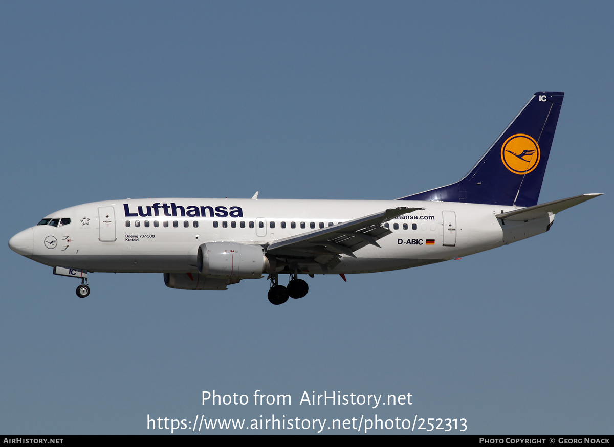 Aircraft Photo of D-ABIC | Boeing 737-530 | Lufthansa | AirHistory.net #252313