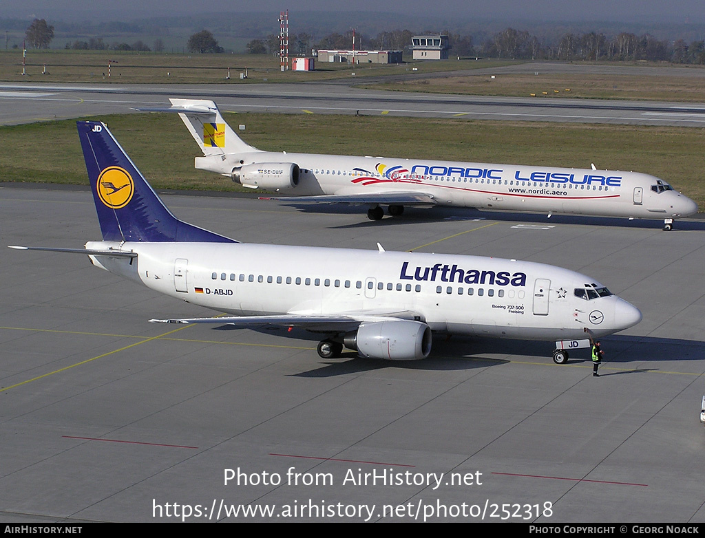 Aircraft Photo of D-ABJD | Boeing 737-530 | Lufthansa | AirHistory.net #252318