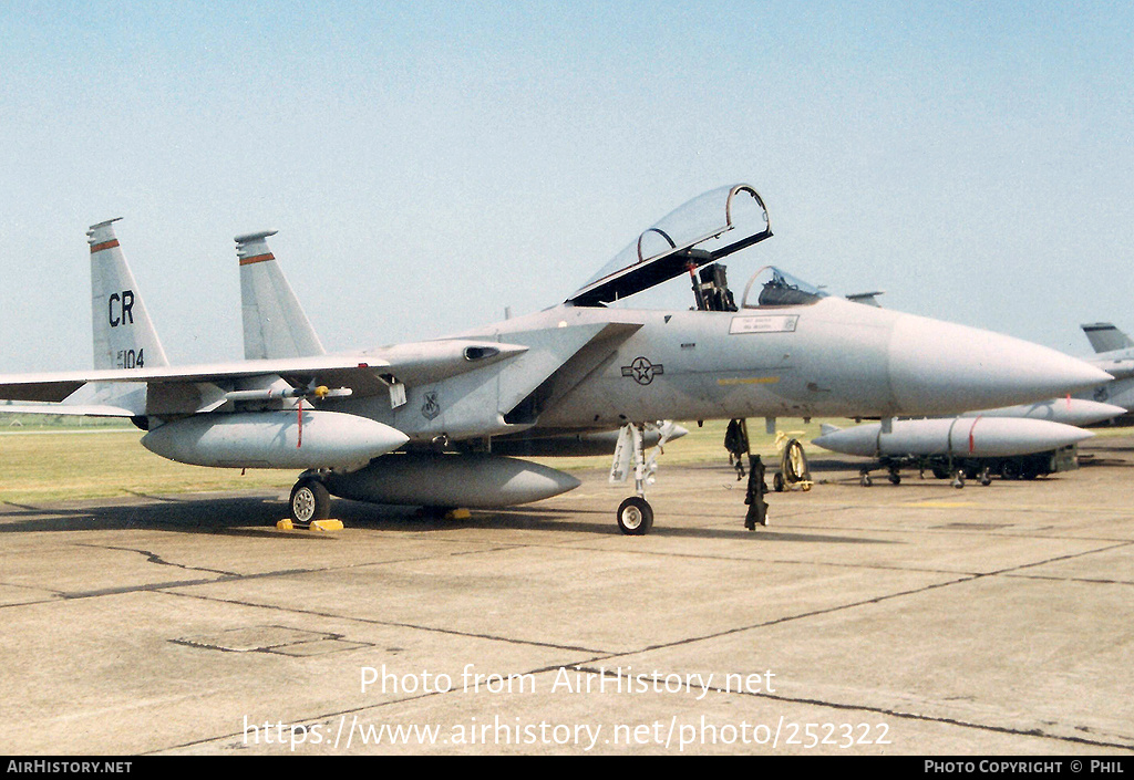 Aircraft Photo of 77-0104 / AF77-104 | McDonnell Douglas F-15A Eagle | USA - Air Force | AirHistory.net #252322