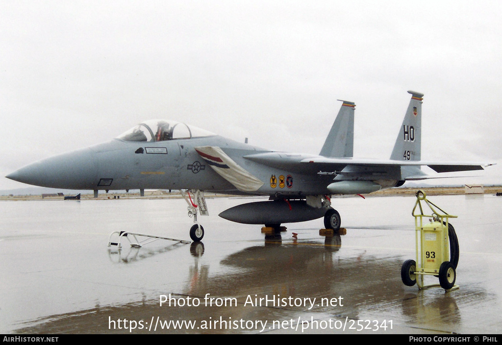 Aircraft Photo of 76-0063 / AF760063 | McDonnell Douglas F-15A Eagle | USA - Air Force | AirHistory.net #252341