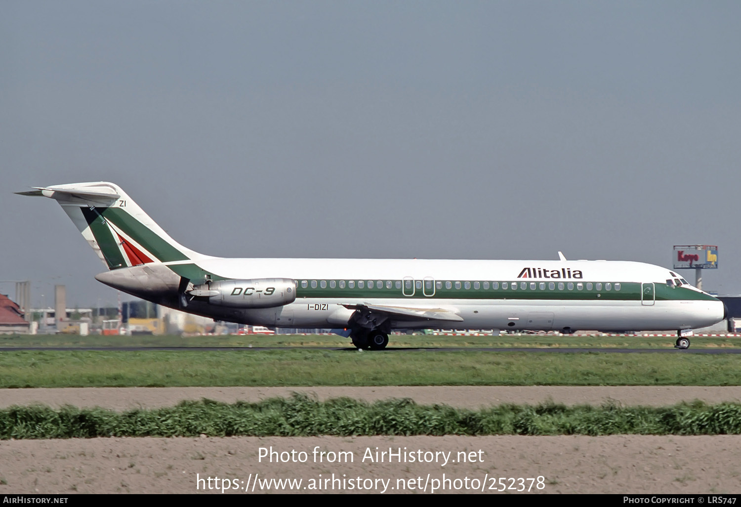 Aircraft Photo of I-DIZI | McDonnell Douglas DC-9-32 | Alitalia | AirHistory.net #252378