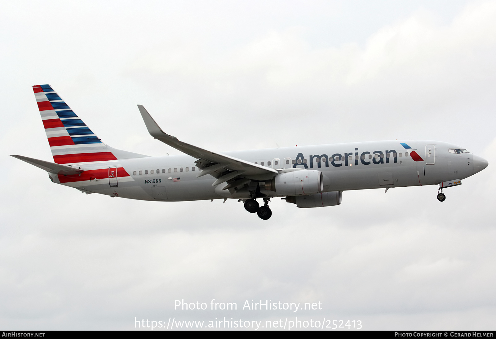 Aircraft Photo of N819NN | Boeing 737-823 | American Airlines | AirHistory.net #252413