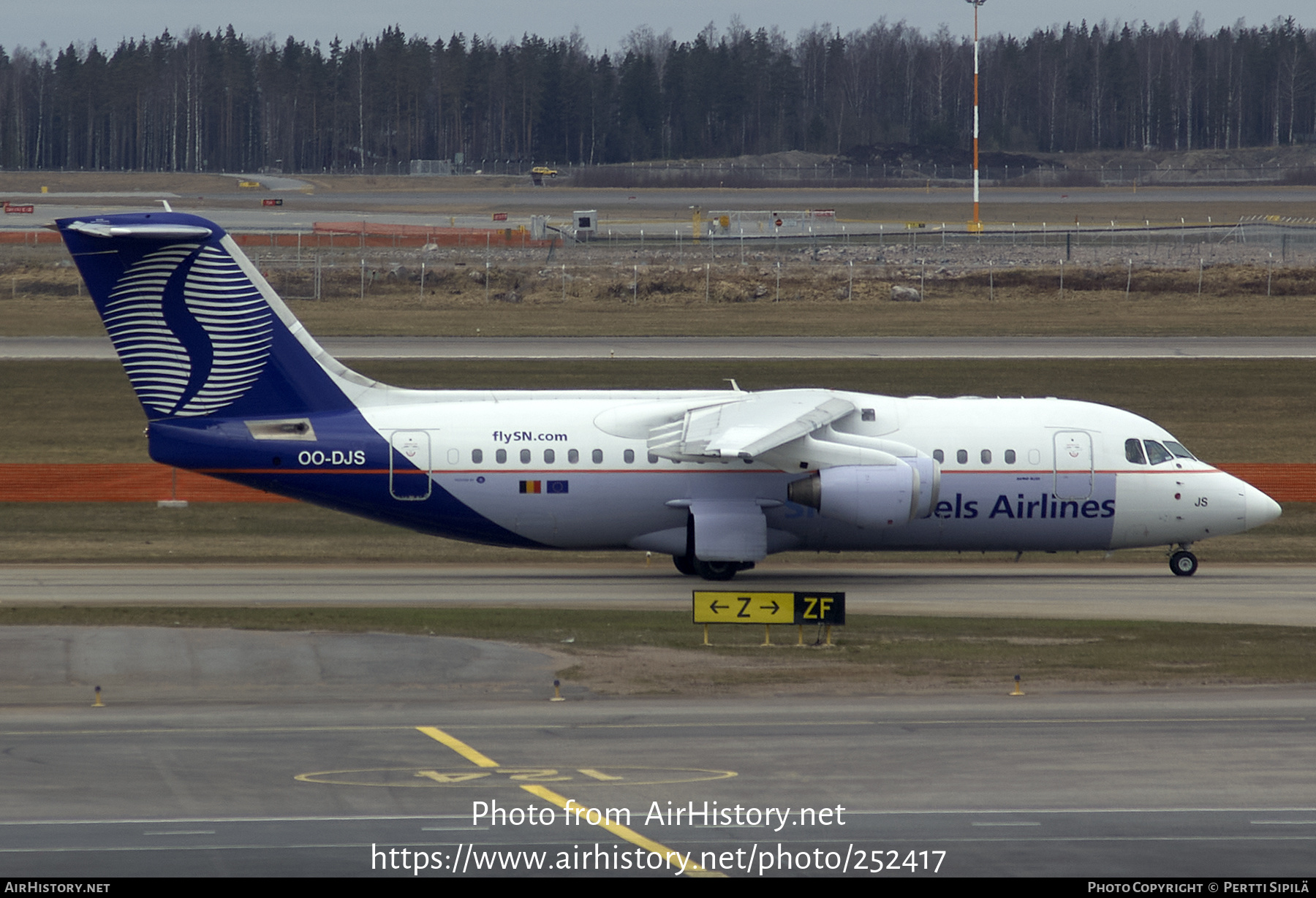 Aircraft Photo of OO-DJS | British Aerospace Avro 146-RJ85 | SN Brussels Airlines | AirHistory.net #252417