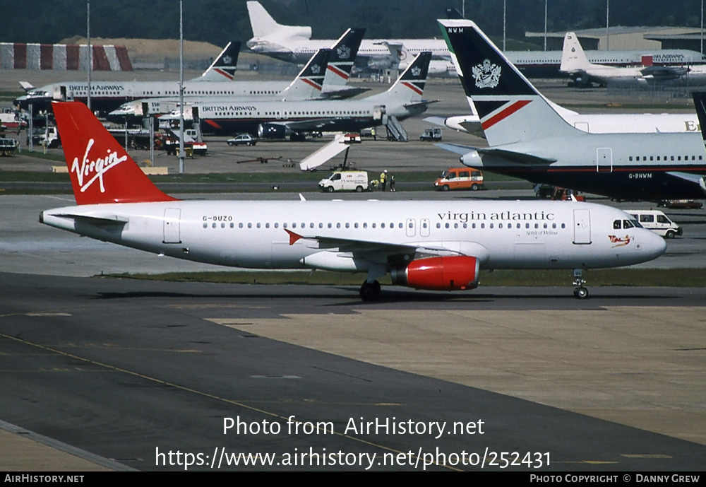 Aircraft Photo of G-OUZO | Airbus A320-231 | Virgin Atlantic Airways | AirHistory.net #252431