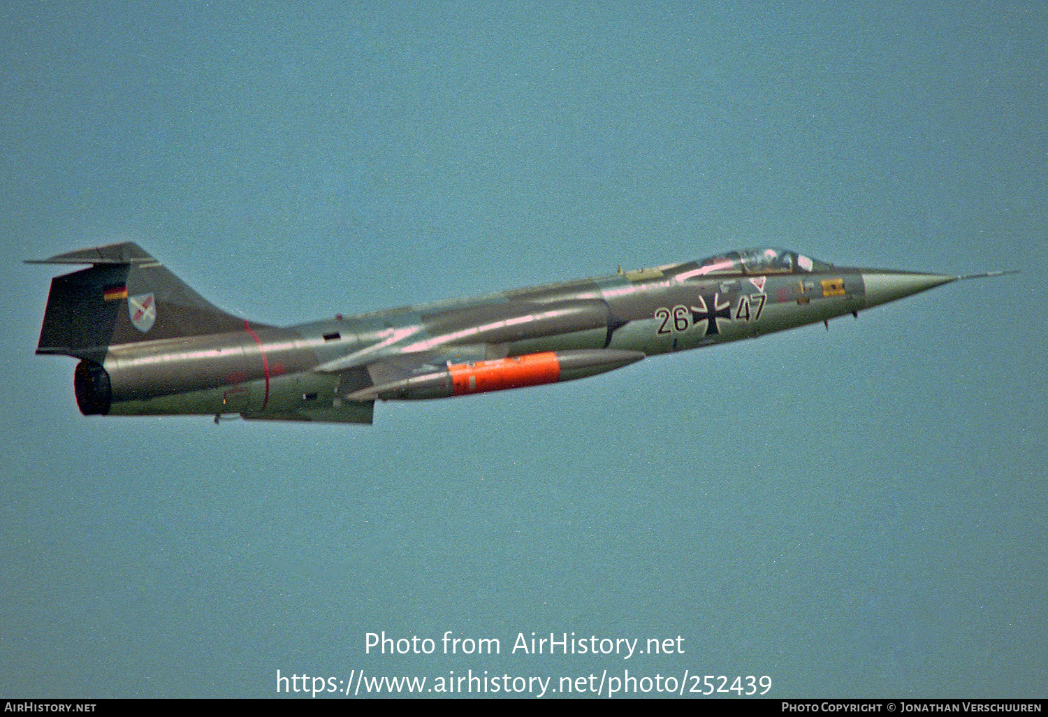 Aircraft Photo of 2647 | Lockheed F-104G Starfighter | Germany - Air Force | AirHistory.net #252439