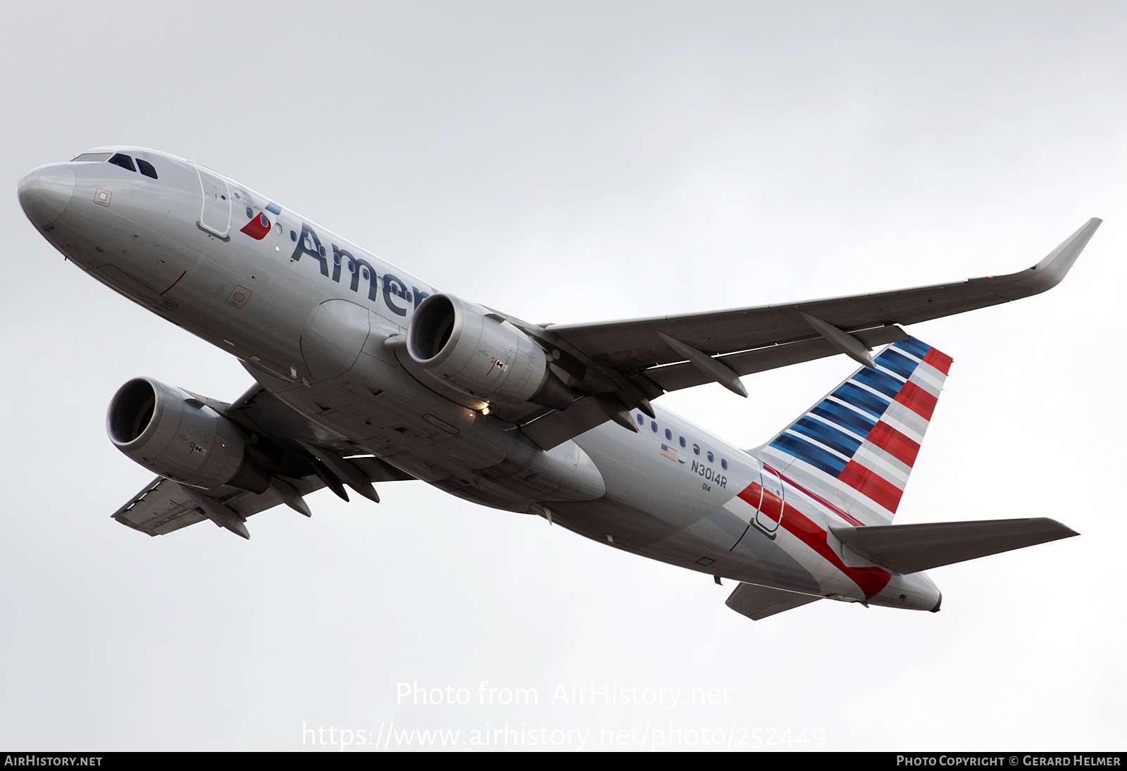 Aircraft Photo of N3014R | Airbus A319-115 | American Airlines | AirHistory.net #252449