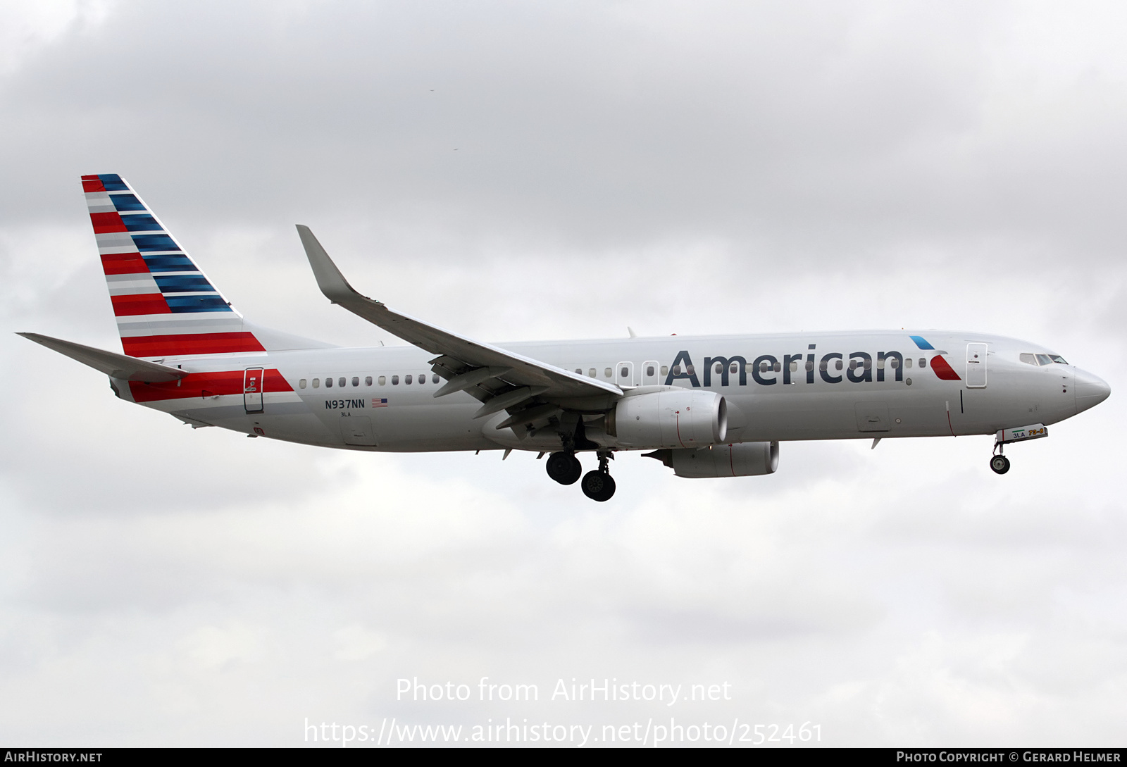 Aircraft Photo of N937NN | Boeing 737-823 | American Airlines | AirHistory.net #252461