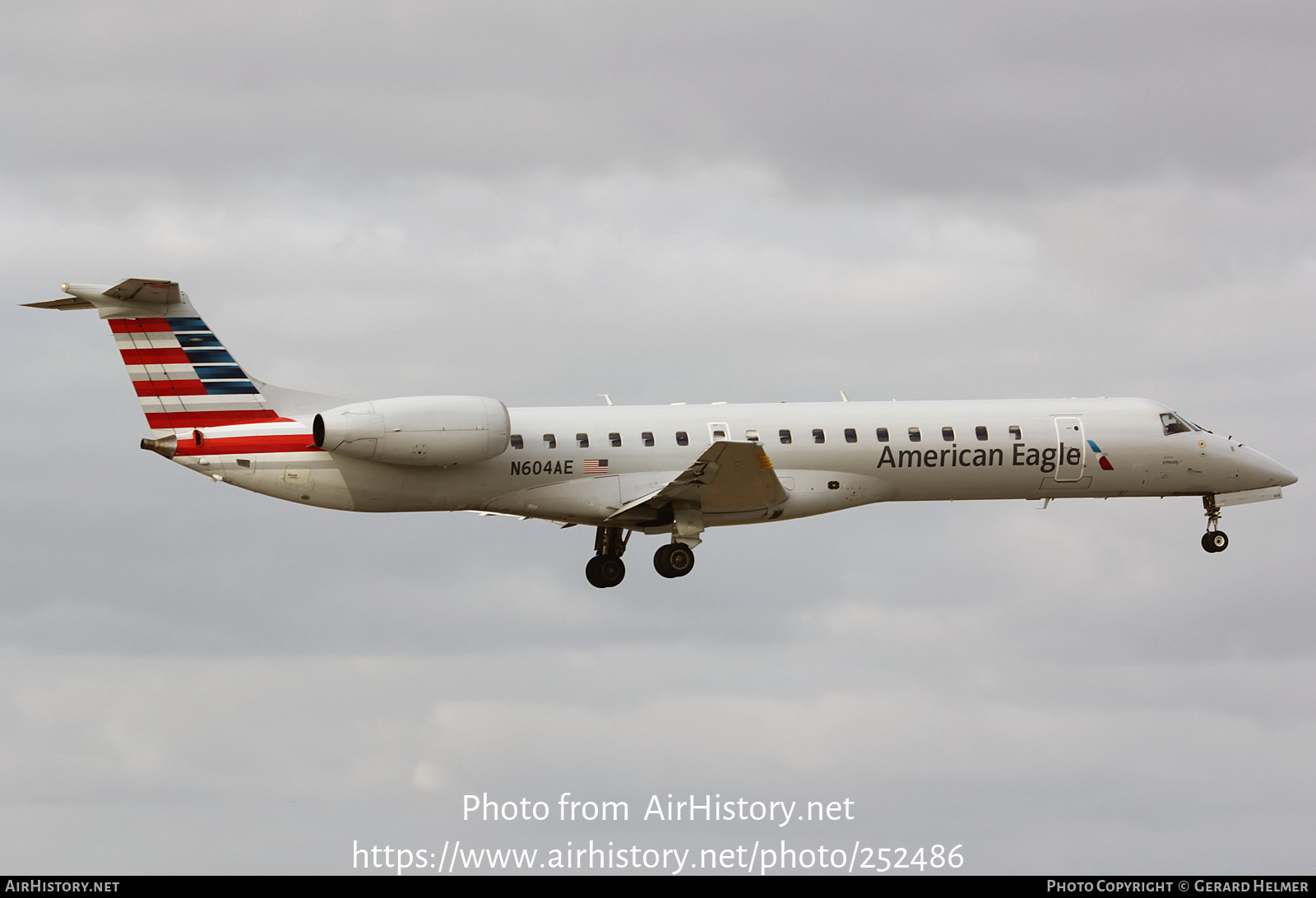 Aircraft Photo of N604AE | Embraer ERJ-145LR (EMB-145LR) | American Eagle | AirHistory.net #252486