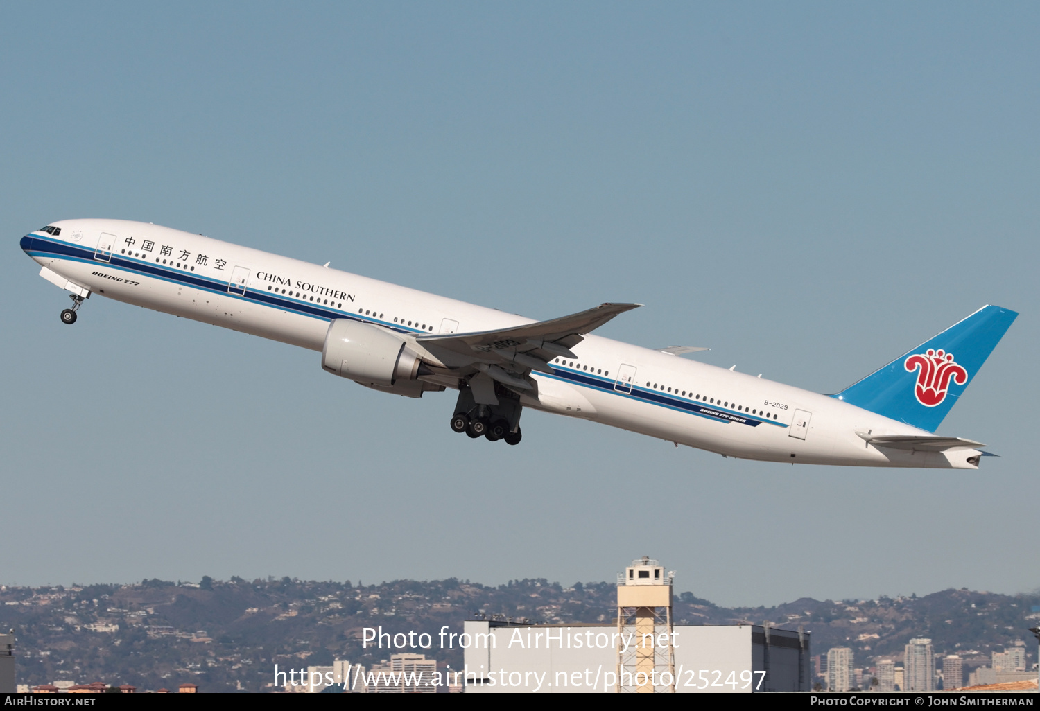 Aircraft Photo of B-2029 | Boeing 777-31BER | China Southern Airlines | AirHistory.net #252497