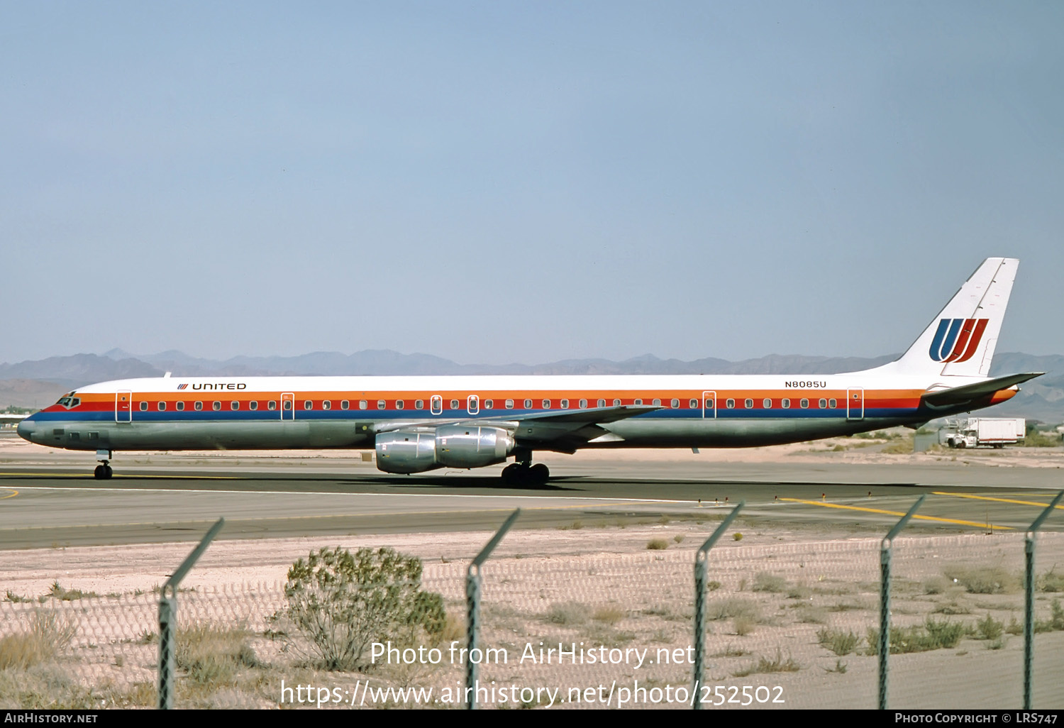 Aircraft Photo of N8085U | McDonnell Douglas DC-8-71 | United Airlines | AirHistory.net #252502