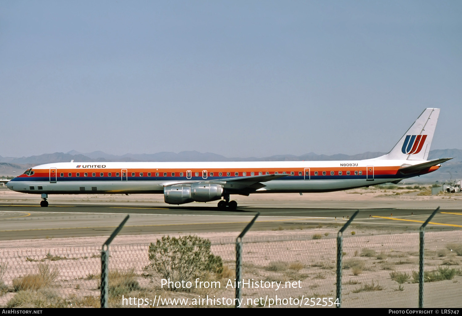 Aircraft Photo of N8083U | McDonnell Douglas DC-8-71 | United Airlines | AirHistory.net #252554