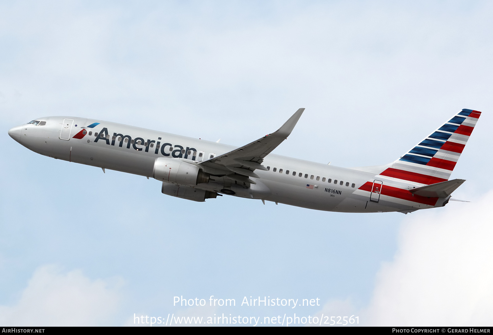 Aircraft Photo of N816NN | Boeing 737-823 | American Airlines | AirHistory.net #252561