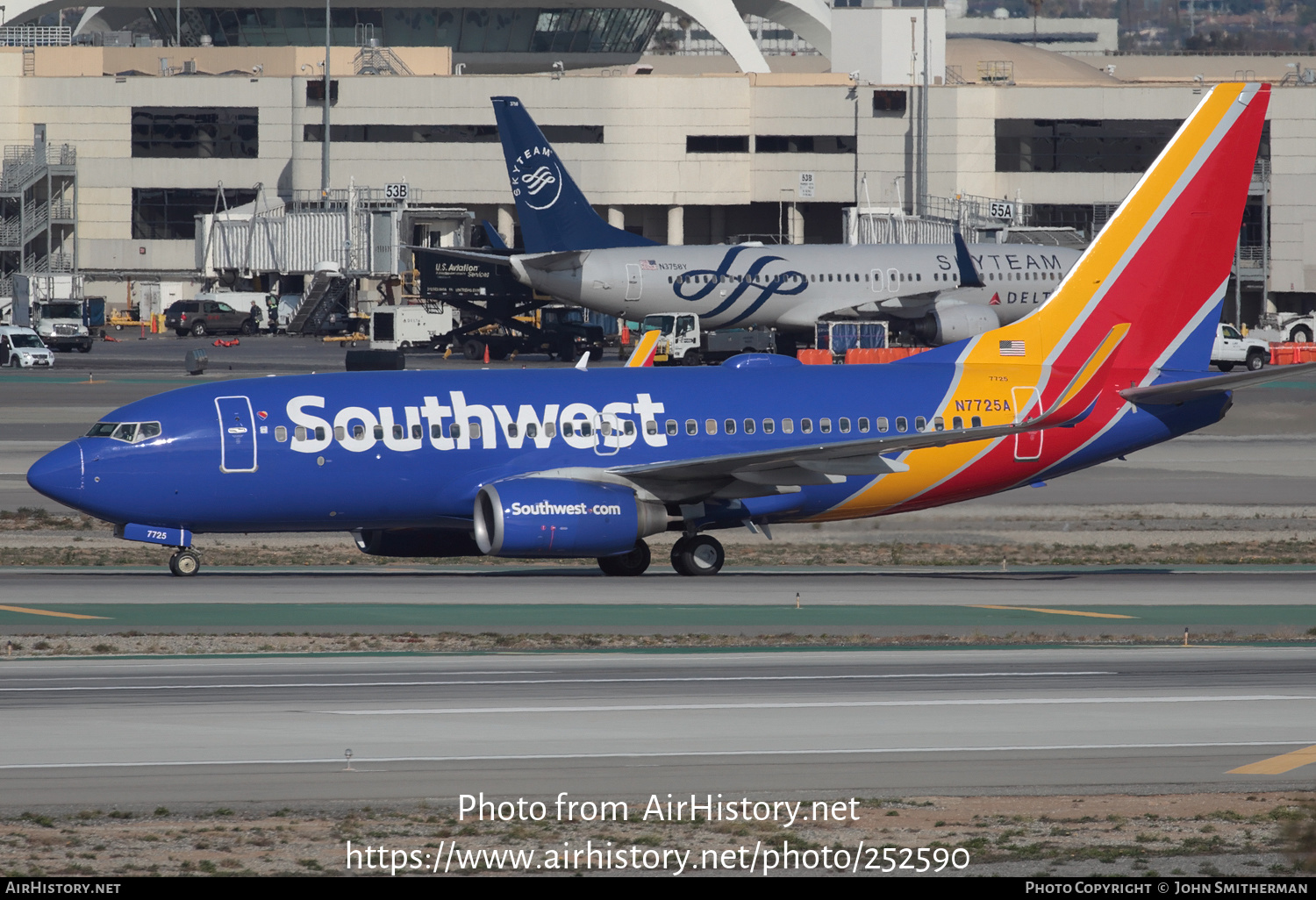 Aircraft Photo of N7725A | Boeing 737-76N | Southwest Airlines | AirHistory.net #252590